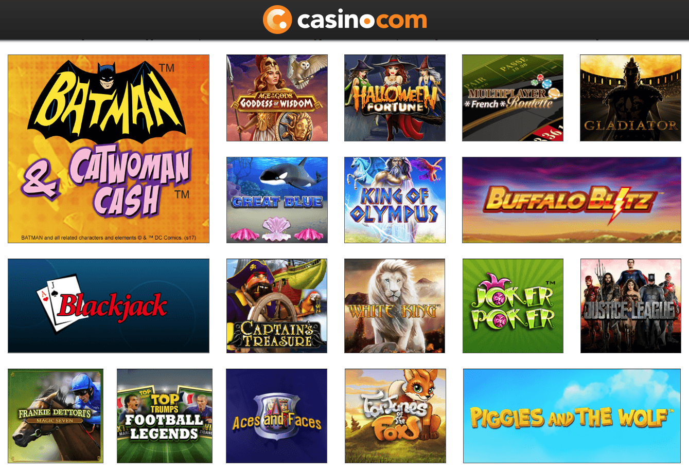 Casino.com Giochi Slot