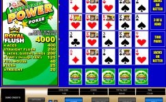aces and faces 4 play power poker