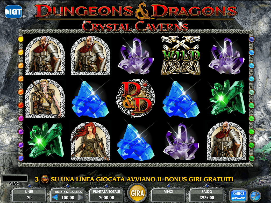 Dungeons and Dragons Crystal Caverns