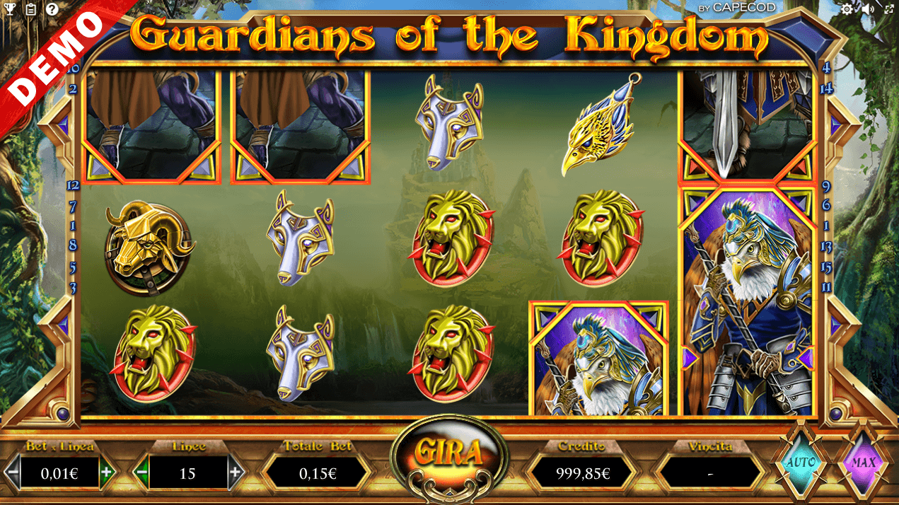 Guardians of the Kingdom (EN) - Capecod Gaming Slot Machine