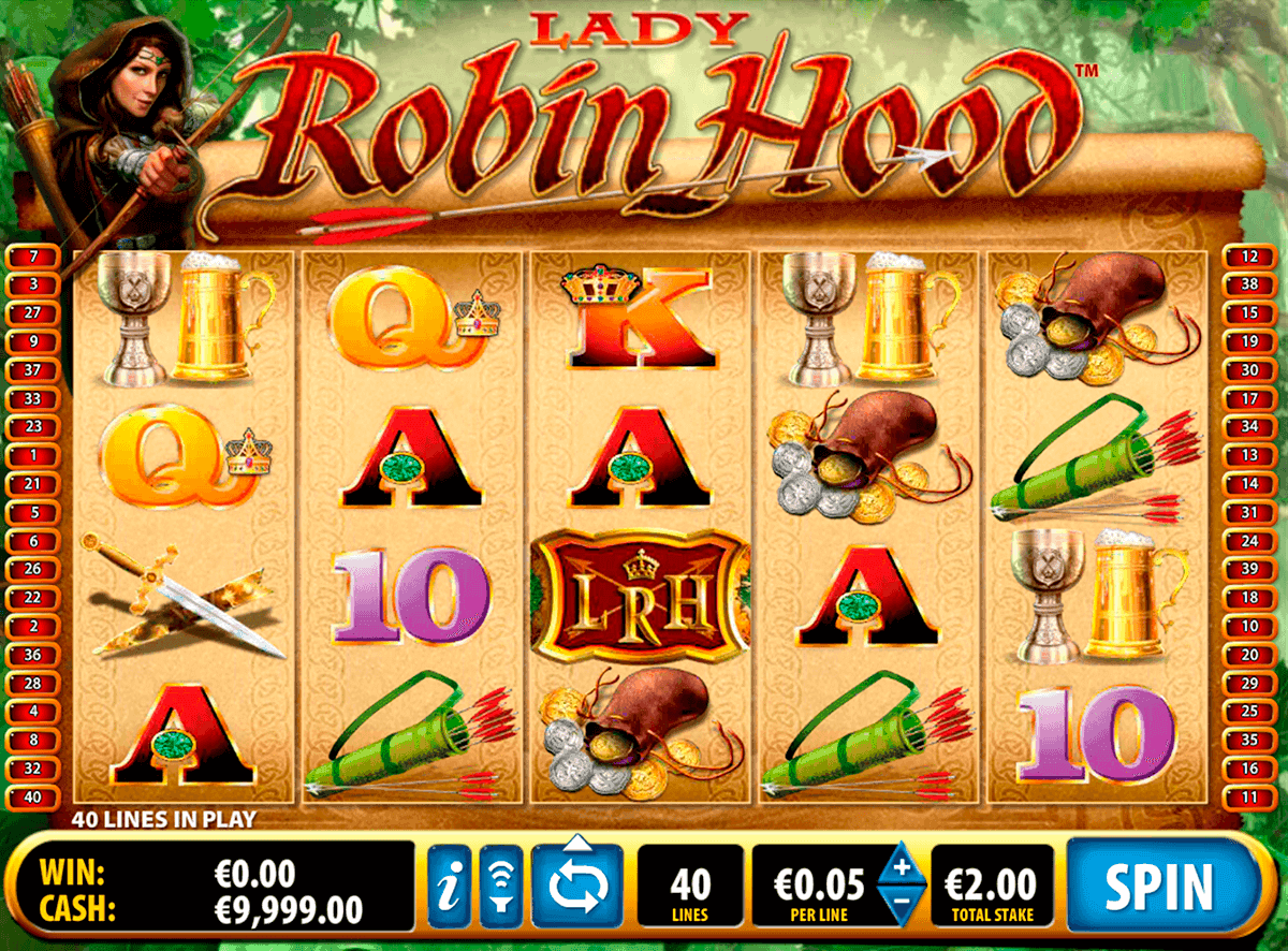 Lady Robin Hood Slot Machine