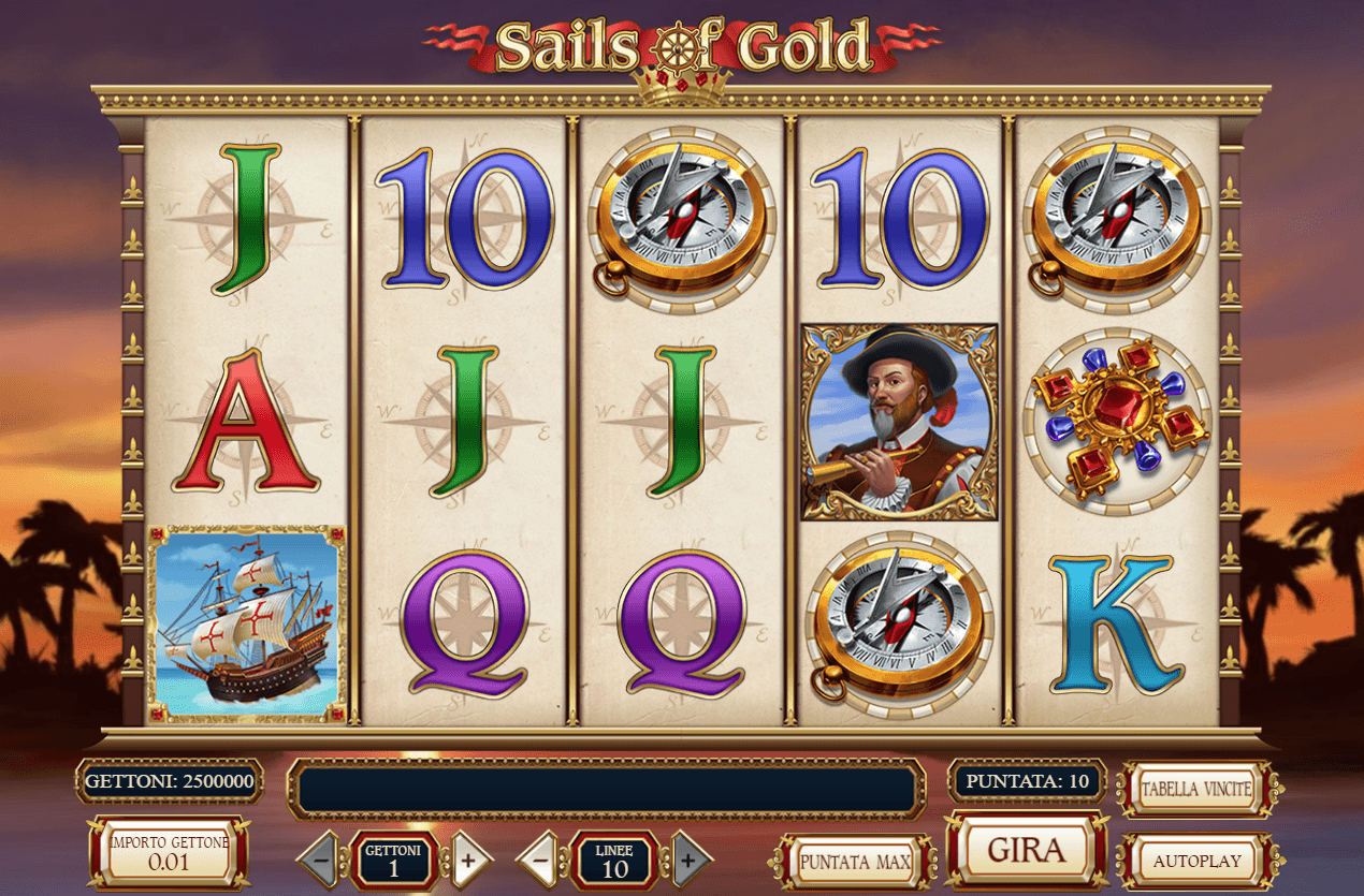 Sails of Gold Slot Machine