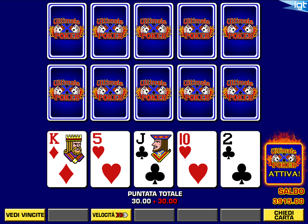 ultimate x poker slot machine