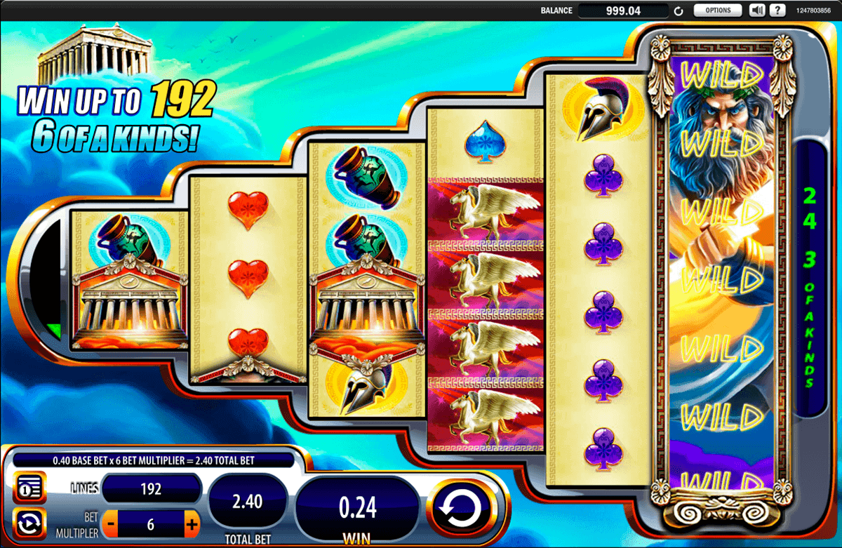 Online Zeus Slot Machine