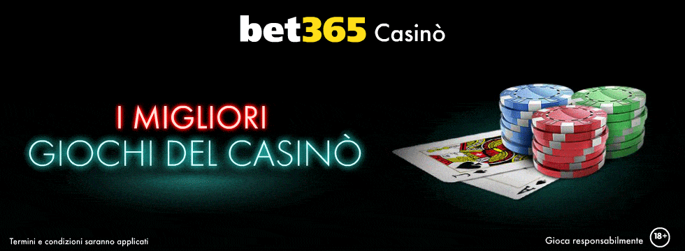 Bet365 Casino Bonus di Benvenuto 2