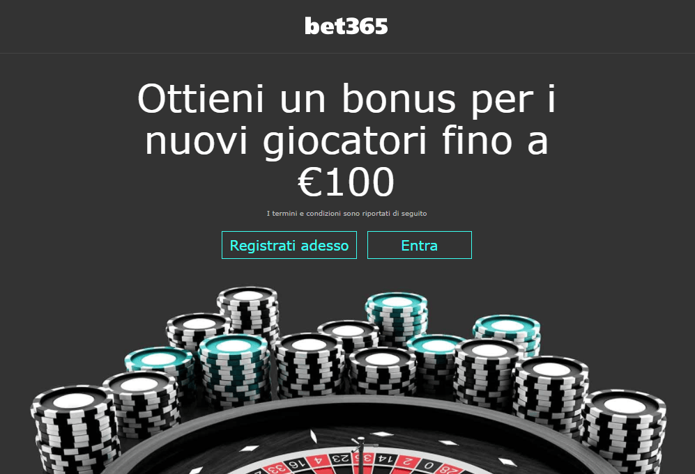 Bet365 Casino Bonus di Benvenuto 3