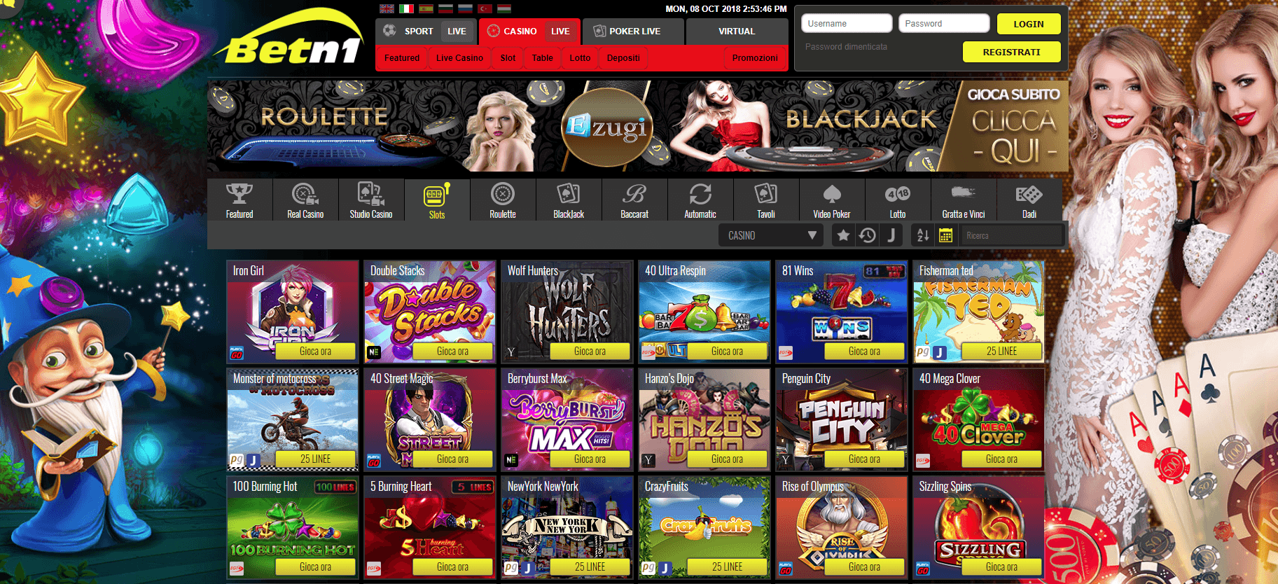 Betn1 Casino Giochi di slot machine gratis 2018