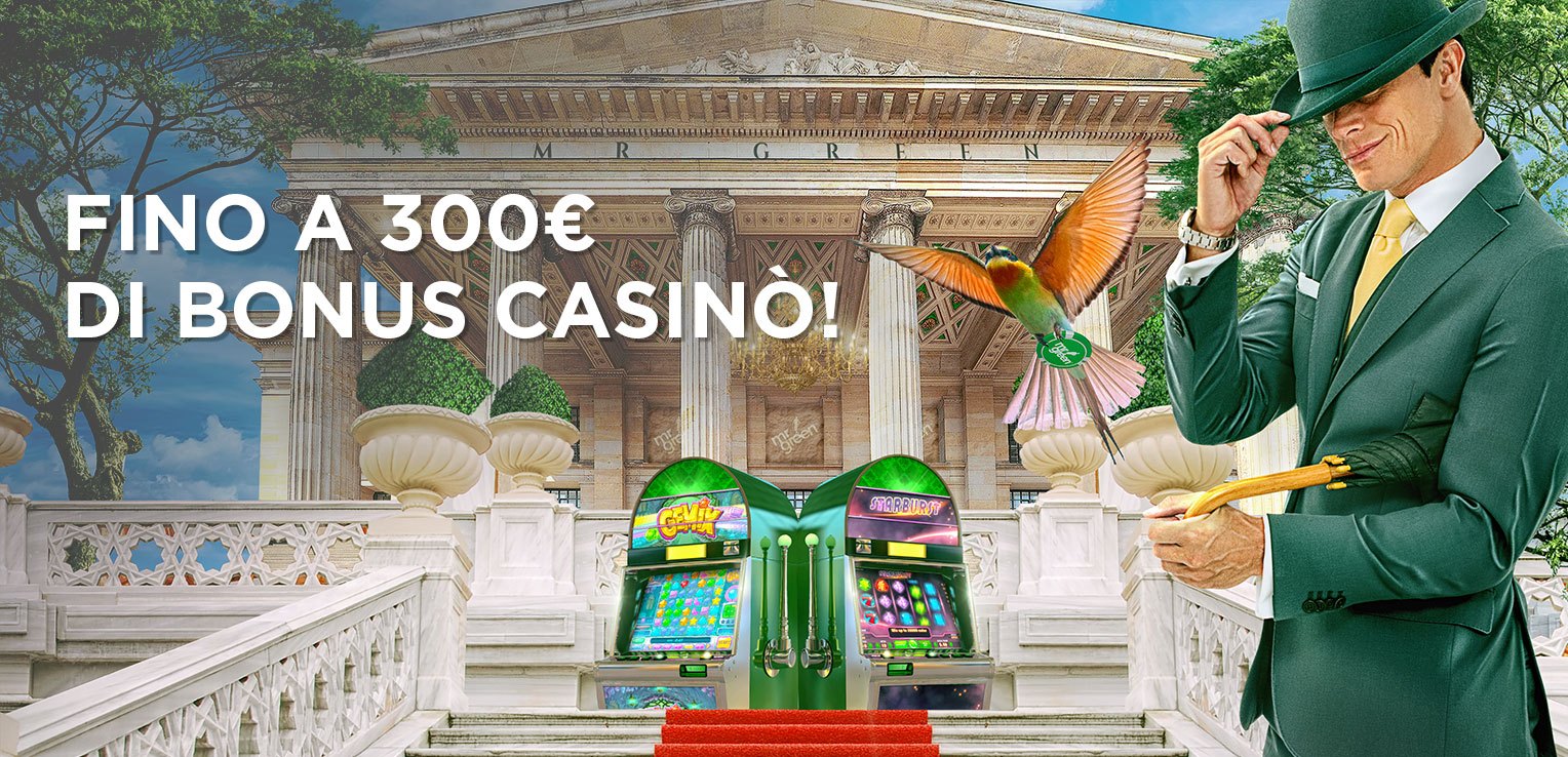 Mr Green Casino Bonus di Benvenuto