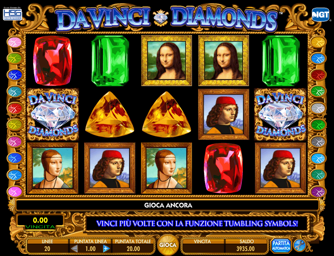Da Vinci Diamonds Giochi Gratis
