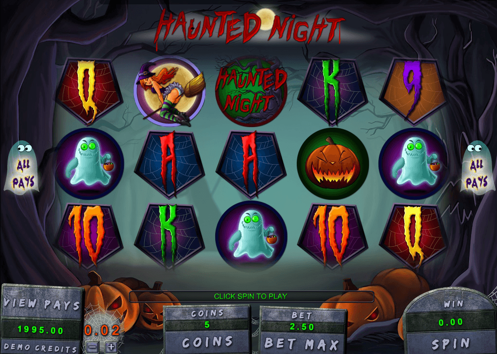 Haunted Nights Halloween slot game