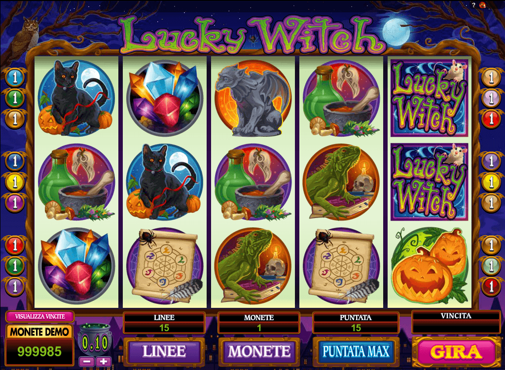 Lucky Witch Halloween slot game