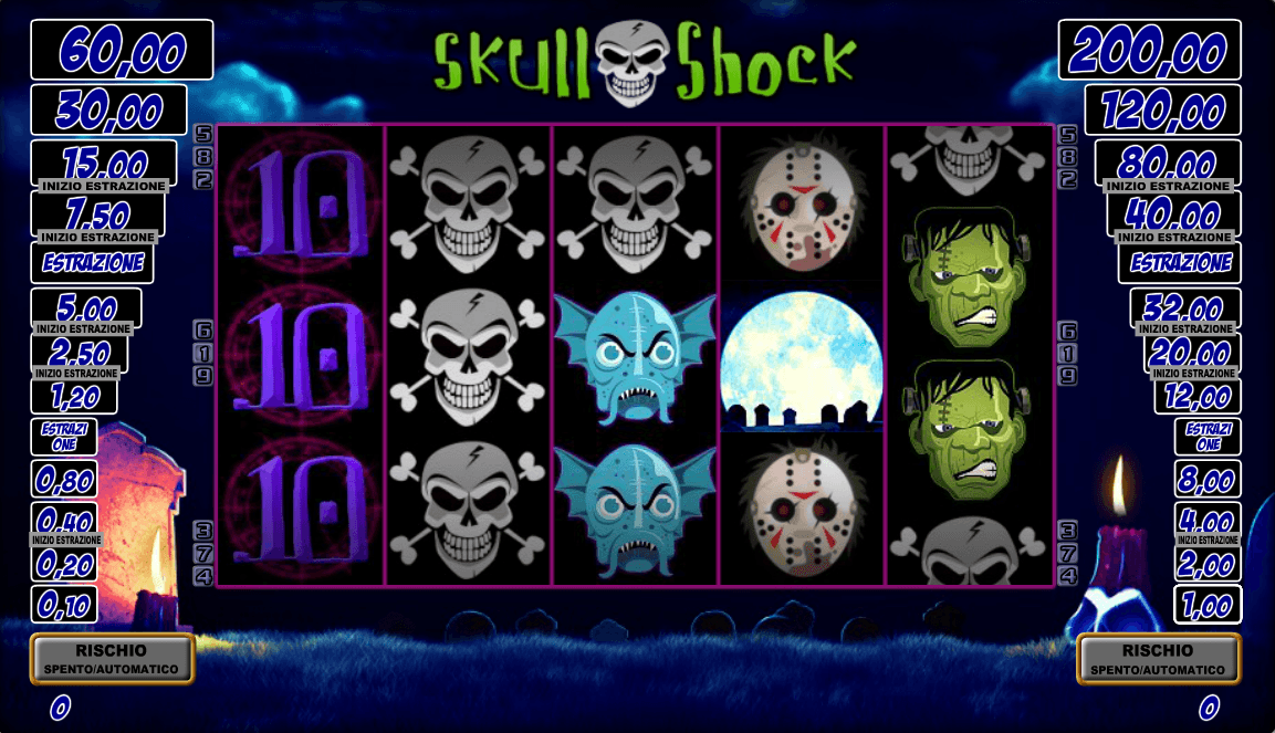 Skull Shock online slot gratis